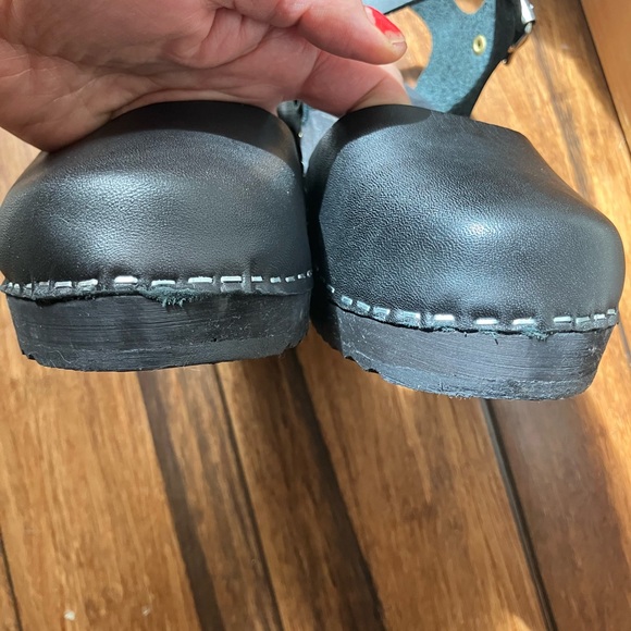 Lotta From Stockholm Black Leather Mules - Picture 8 of 9